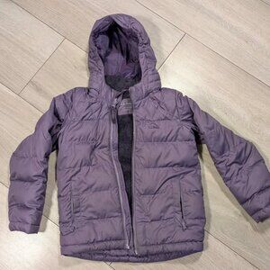 L.L.Bean Kids Purple DownTek 650 Down Jacket 6X/7